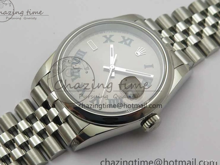 MiroTime 0420 Durable DateJust 36 SS 126200 BP Maker 1:1 Best Edition Gray Roman Dial on Jubilee Bracelet 2530